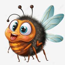 Chubby Bee, Bee, Cartoon Bee PNG Transparent Image and Clipart for Free  Download