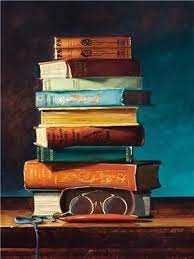 5d Diamond Painting Stack Of Colorful Books Full Drill Diamond Art P Diamond Paintings Store Still Life Drawing Nature Art Prints Beginner Painting