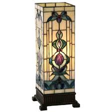 regency tiffany large square table lamp 5ll 9220 glas in lood tiffany lamp glazen lampen
