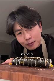 Kimbap recipe: carrots, eggs, and spam assembly