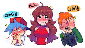 I wonder what they saw... (Art by @benzbt1 on twitter) : rFridayNightFunkin