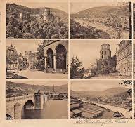 ALT HEIDELBERG GERMANY ~DU FEINE! MULTI IMAGE POSTCARD
