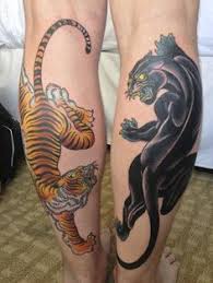 Some gang tattoos are meant as tokens of recognition for the individual's rank and experience, the specific skills they have, or the crimes they've committed in the course of their activity within the group. Pin By Jacque Breeze On What A Wonderful World Jaguar Tattoo Calf Tattoo Leopard Tattoos