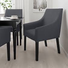 Sakarias Armchair Sporda Dark Gray Ikea Upholstered Dining Chairs Upholstered Chairs Armchair
