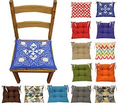 No ties to fray or loosen with our kitchen chair seat cushions. Colourful Seat Pad Dining Room Garden Kitchen Chair Cushion Tie On Many Colours Celtic Buy Online In Dominica At Dominica Desertcart Com Productid 53868398