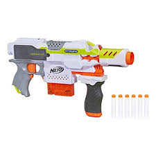 Ergonomics suffers with the squarish handle, and it takes away for the amusing black grip detail that it has. Best Nerf Guns For 3 4 5 And 6 Year Olds Experienced Mommy