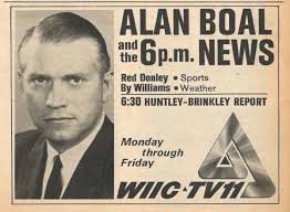 1965 WIIC TV AD ALAN BOAL NEWS REPORTER PITTSBURGH,PENNSYLVANIA Red Donley
