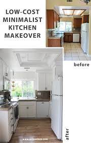 Minimalist Kitchen Makeover Minimalist Kitchen Clean Kitchen Cabinets Kitchen Makeover