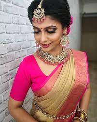 Muah Magic Colours Bygaurysri Traditionalbride Hinduwedding Tamilwedding Hairstyle Bridal B Indian Bridal Dress Indian Bridal Outfits Indian Bridal Wear