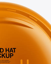 Download Glossy Hard Hat Mockup Side View In Apparel Mockups On Yellow Images Object Mockups