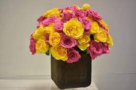 Pink and yellow flowers together. Pink Yellow Beauty By Flower Designs By Sebas