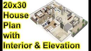 20x30 House Plan 600 Sq Ft 2 66 Marla House Plan Youtube