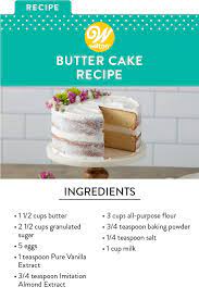 Butter Cake Recipe Recipe Desserts Cake Recipes Wilton Butter Cake Recipe