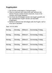 Wochenplan vorlage 1  pdf  Alltagspadagogik Verhaltens Und Kontrollplane Verstarkung 4teachers De