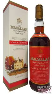 Macallan Cask Strength Red Label Usa Release Whisky