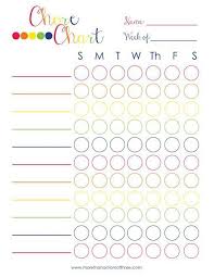Free Printable Kids Chore Chart More Than A Mom Of Three Chore Chart Kids Chores For Kids Charts For Kids
