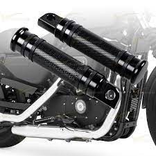 Black Cnc Rear Front Foot Pegs For Harley Touring Sportster Dyna Custom Bobber Custom Bobber Sportster Harley