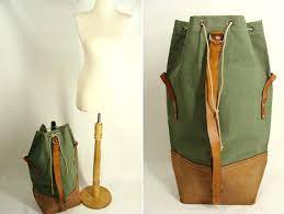 Choose from contactless same day delivery, drive up and more. Vintage 60s 1968 Swiss Army Military Big Heavy Duty Canvas Etsy Canvas Leather Leather Duffle Vintage Outfits