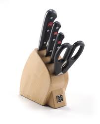 Wusthof 5 piece kitchen tool/utensil set wusthof. Wusthof Gourmet Five Piece Block Set 5 Piece German Knife Set Precise Laser Cut High Carbon Stainless Steel Kitchen Knife Set With 4 Slot Wood Block Model 9695 1 Buy Online