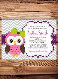 Owl Baby Shower Invitation Baby Shower Invite Boy Girl Blue Blue Pink Chevron St Owl Baby Shower Invitations Owl Baby Shower Pirate Birthday Invitations