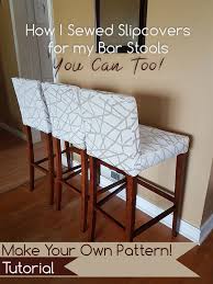 Fortunately, you can make your own for very little money. How To Sew Bar Stool Slipcovers Tutorial Craftcore