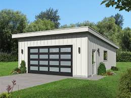 062g 0155 Garage Plan With Boat Storage Features Modern Styling 2 Car Garage Plans Garage Workshop Plans Backyard Garage