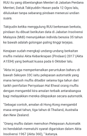 Apa itu kebankrapan menurut akta kebankrapan 1967 (pindahan 2017). Kewangan Graduan On Twitter Bilangan Individu Yang Diisytiharkan Muflis Dijangka Meningkat Pada Penghujung Tahun Depan Buletintv3