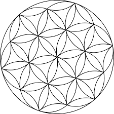 Clipart Seed Of Life Geometric Coloring Pages Flower Of Life Pattern Flower Of Life