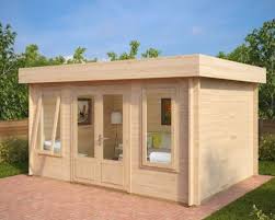 Gartenhaus Jacob D 12m2 4 X 3 M 40mm 2 640 00 Jacob D Ist Ein Perfektes Beispiel Fur Ein Mod Contemporary Garden Rooms Summer Houses Uk Modern Garden