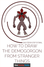 Fif you find yourself in the parallel universe known as the upside down, this monster will find you. How To Draw The Demogorgon From Stranger Things Really Easy Drawing Tutorial