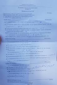 Hotnews publică toate subiectele şi baremele la ultima probă la bacalaureat 2019. Subiect Oficial Bac MatematicÄƒ Mate Info 3 Iulie 2019