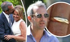 Staycation! Katie Couric's new husband John Molner flashes ring in Hamptons  days after backyard wedding which Matt Lauer did NOT attend