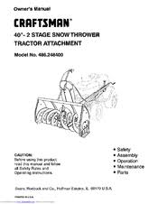 Craftsman Snowblower Attachment Fit Up Chart Best Picture