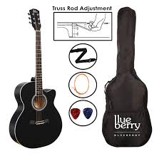 Check spelling or type a new query. Blueberry B 40 40 Acoustic Guitar Kit Inbuilt Truss Rod With Bag Belt One Pack Strings And Picks Black Buy Online In Antigua And Barbuda At Antigua Desertcart Com Productid 129779505