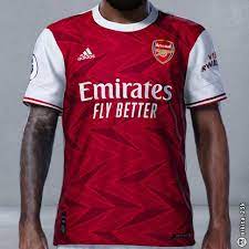 The latter adorn the sponsors, a monochrome arsenal crest, as well as the adidas cuffs and straps that run along the sides of the jersey. Arsenal 2020 21 Home Kit Leaked Premier League News Now