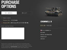 The cromwell b is a fairly unique vehicle and doesn't exactly play like a normal british medium tank thanks to the cromwell b's speed, taking the role of a light tank is an easy task and can be of great. Psa Cromwell B With Zero Skill Bia Crew In The Premium Shop Newcomers Forum World Of Tanks Official Forum