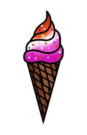 Lesbian Pride Ice Cream - Jay - Digital Art, Food & Beverage, Dessert &  Candy, Ice Cream & Milkshakes - ArtPal