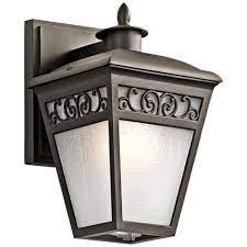 Kichler Park Row 10 High Olde Bronze Outdoor Wall Light 8w078 Lamps Plus Wall Lights Outdoor Wall Light Fixtures Outdoor Light Fixtures
