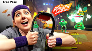 An adventure game that also gives you a workout! Nintendo S New Ring Fit Adventure Kicked My Butt Youtube