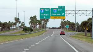 Hdri map for automotive visualization. Polk Parkway At I 4 To Orlando Tampa Exit 24 Map Info