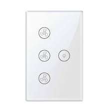 The devices have an installation with a sensor that only turns on the lamps during the darkness hours by use of the seasonal procedure. Smart Wifi Fan Light Switch In Wall Ceiling Fan Lamp Switch Compatible With Alexa Google Home Assistant Voice Remote Touch Control Timer Function Buy Online In Bulgaria At Bulgaria Desertcart Com Productid 123201049