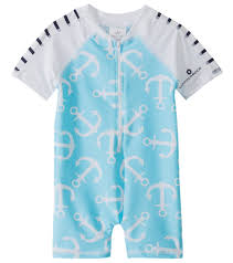 Snapper Rock Boys Anchor S S One Piece Sunsuit 0 24mos At