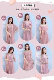 Bridesmaid Dress Elegant Korean Style Gown Long Thin Host Party Evening Dress Girl Shop Ezbuy Singapore Bridesmaid Dresses Elegant Dresses Dresses