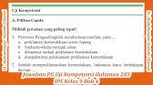 Sobat bisa menjadikannya acuan dalam pembelajaran menghadapi usbn mendatang. Jawaban Pg Dan Esai Penilaian Pengetahuan Ki 3 Penjaskes Kelas 8 Halaman 233 235 Youtube