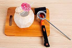 New Version Coconut Opener Set By Lidoho Coconut Opener With Hammer Premium Opening Utensil For Young Coconuts Easy Comfortable Open Set Coconut Supper