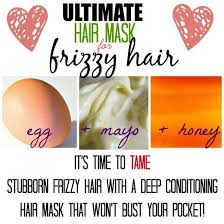 Homemade And Natural Diy Hair Masks For Frizzy Hair Natural Hair Mask Honey Hair Egg Hair Mask