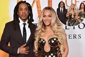 Jay-Z smiles with Beyoncé and Blue Ivy in first outing since being accused  of raping teen in bombshell lawsuit
