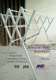 Rak handuk bima (stainless) rp. Jual Jemuran Baju Aluminium 175 Cm Hangger Kota Depok Raja Jemuran Tokopedia
