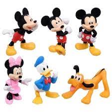 Miniature ceramic mickey & minnie mouse figures made in taiwan. Bulk Disney Mickey Mouse Friends Cute And Collectible Figurines Dollar Tree