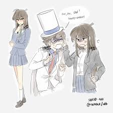 Chocolateboba Shrio Nii Fem Shinichi Is My Queen Tbh She Can Step On Me Anytime Tysm Please Dont Detective Conan Wallpapers Conan Comics Detective Conan